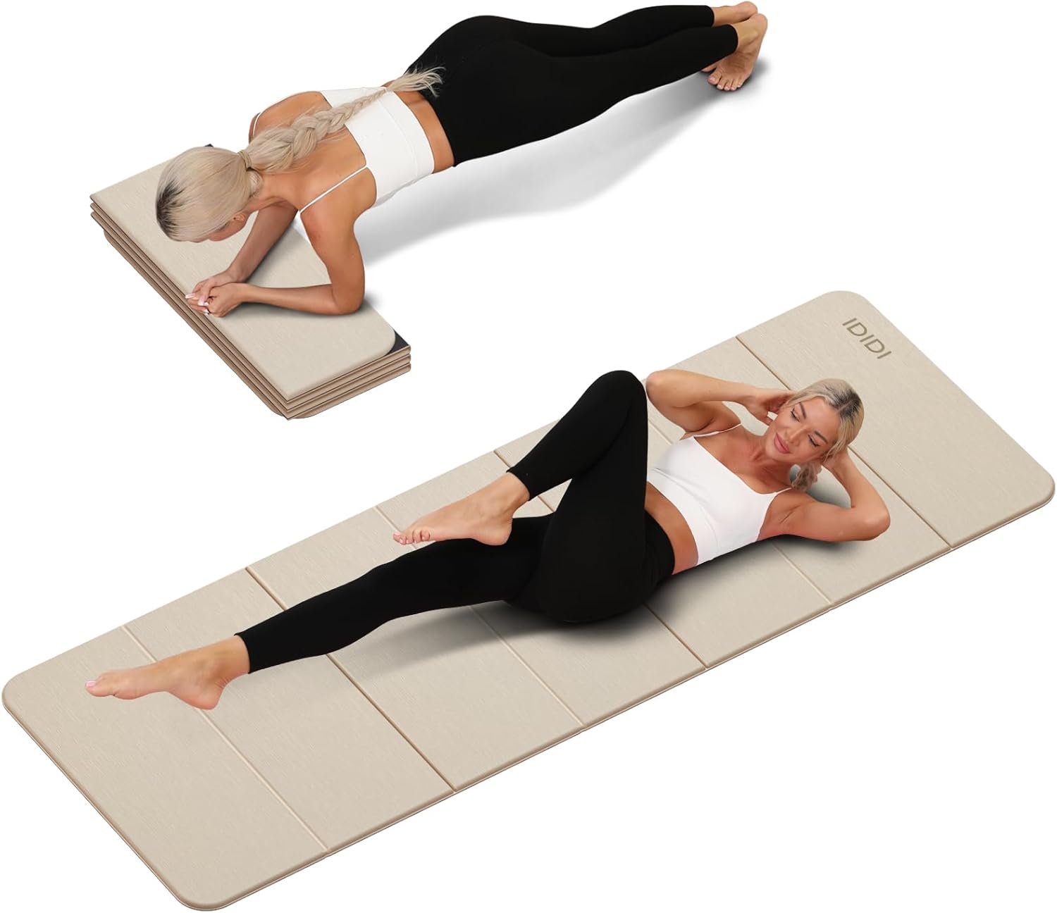 Yoga Fitness Studio - Foldable Yoga Mat Extra Thick 0.32
