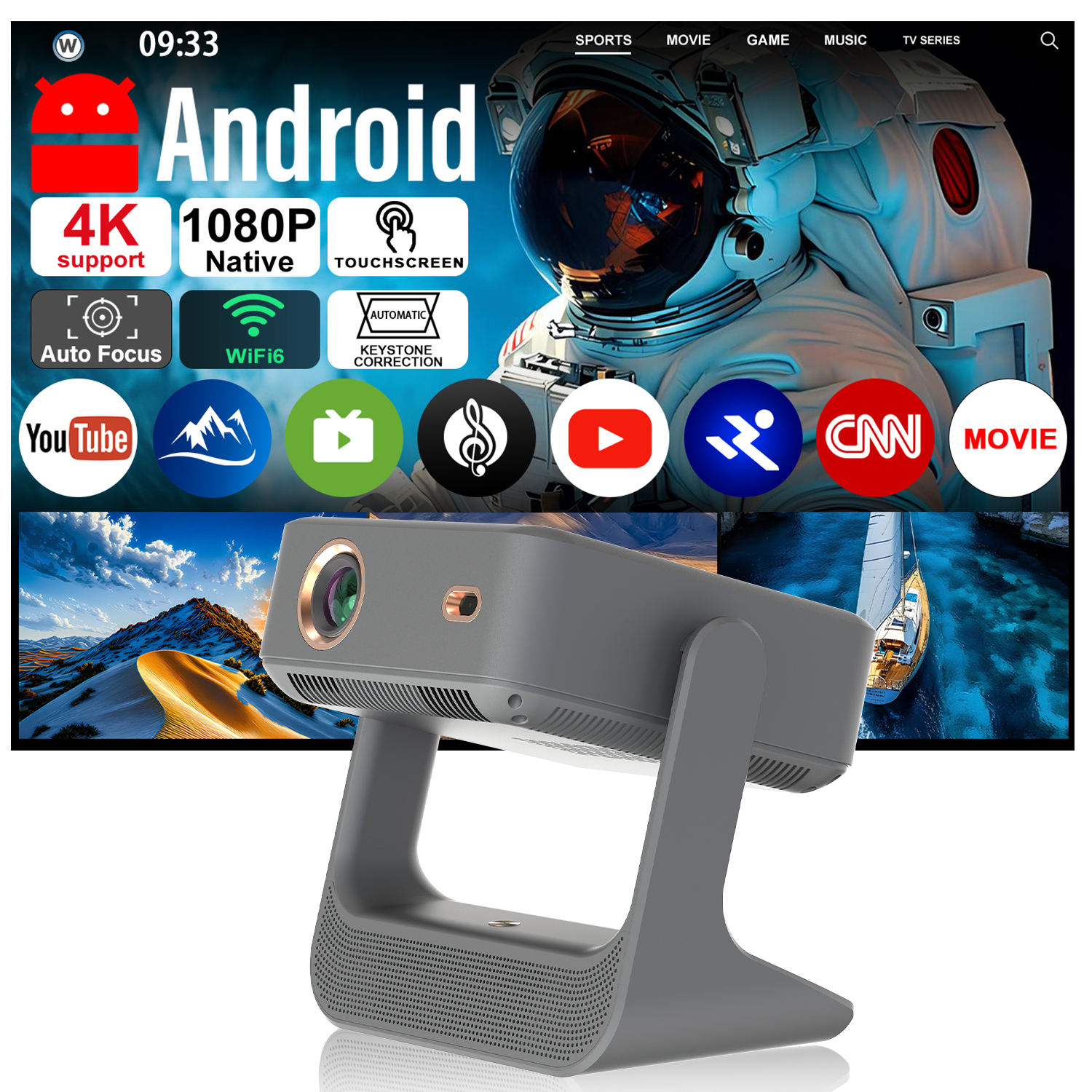 Yoga Fitness Videos Free - 3-in-1 Tablet Projector Speaker 7