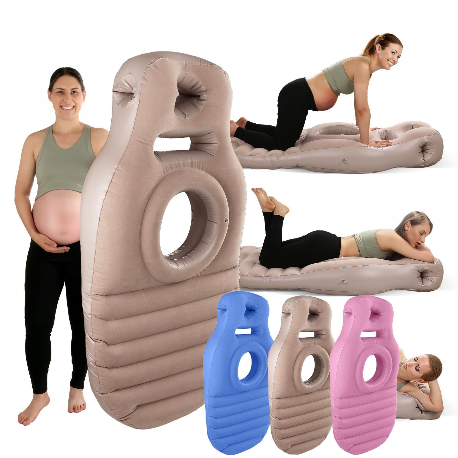 Yoga Y Fitness - Flocked PVC O-type Yoga Mat For