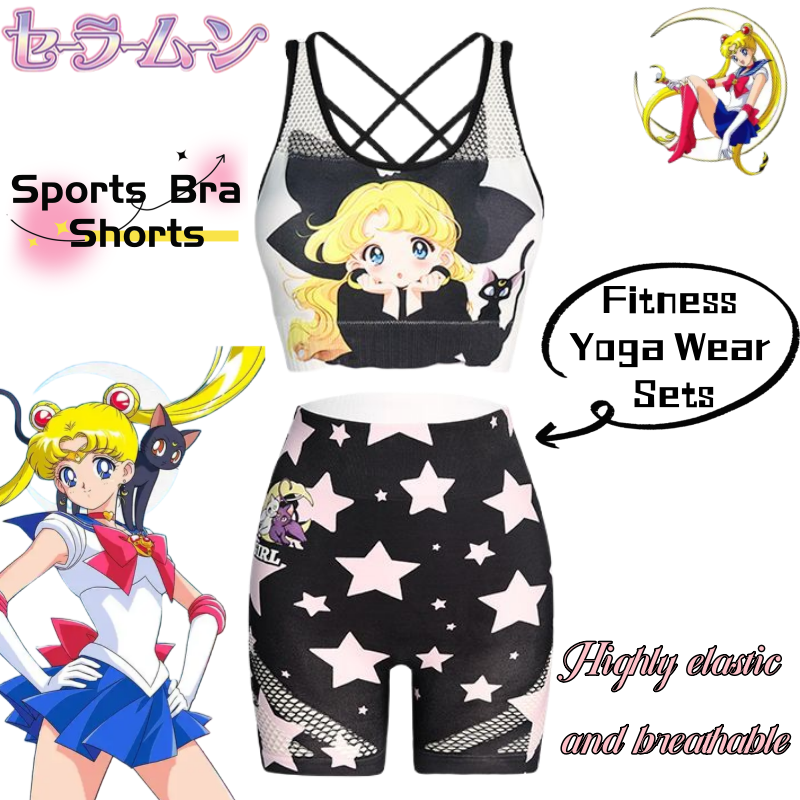 Yoga In Fitness First - New Sailor Moon Tsukino Usagi cartoon