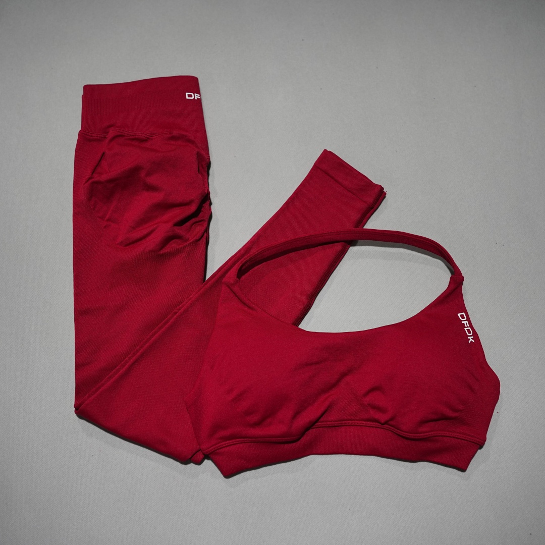 DFDK Women's Lace-Up 2Pcs Acti - Yoga Y Fitness ulasan dan harga
