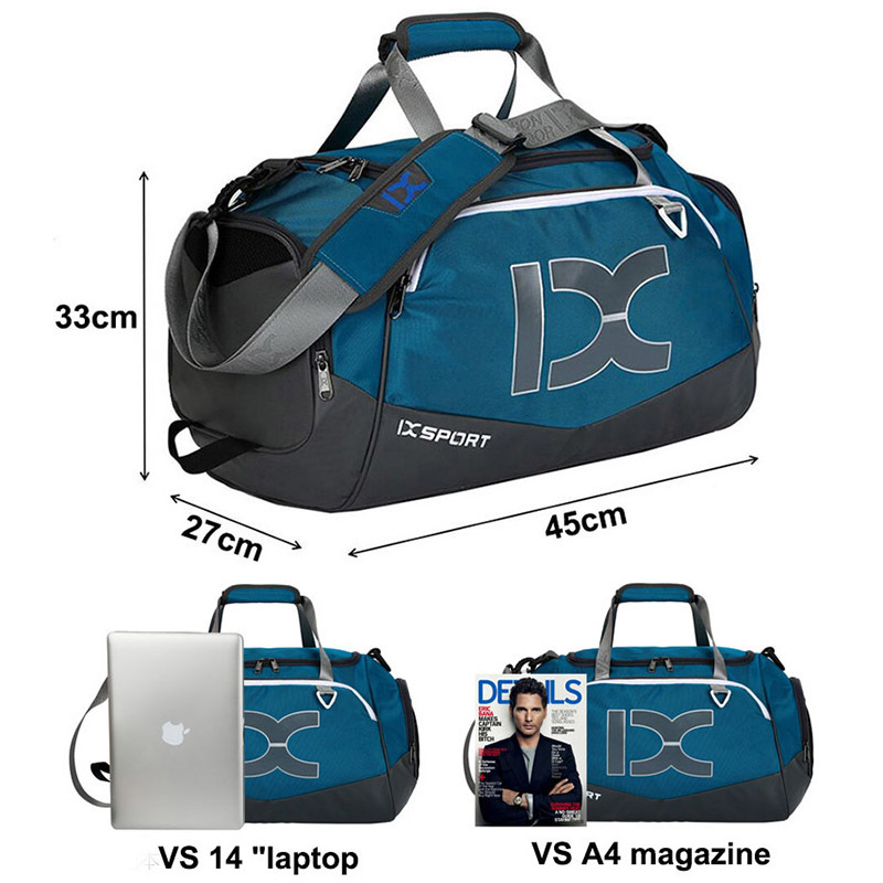 Waterproof 40L Dry Wet Gym Bag - Yoga Fitness Bag ulasan dan harga