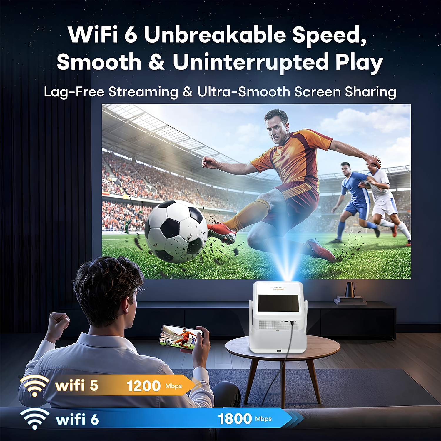 3-in-1 Tablet Projector Speake - Yoga Fitness Videos Free ulasan dan harga