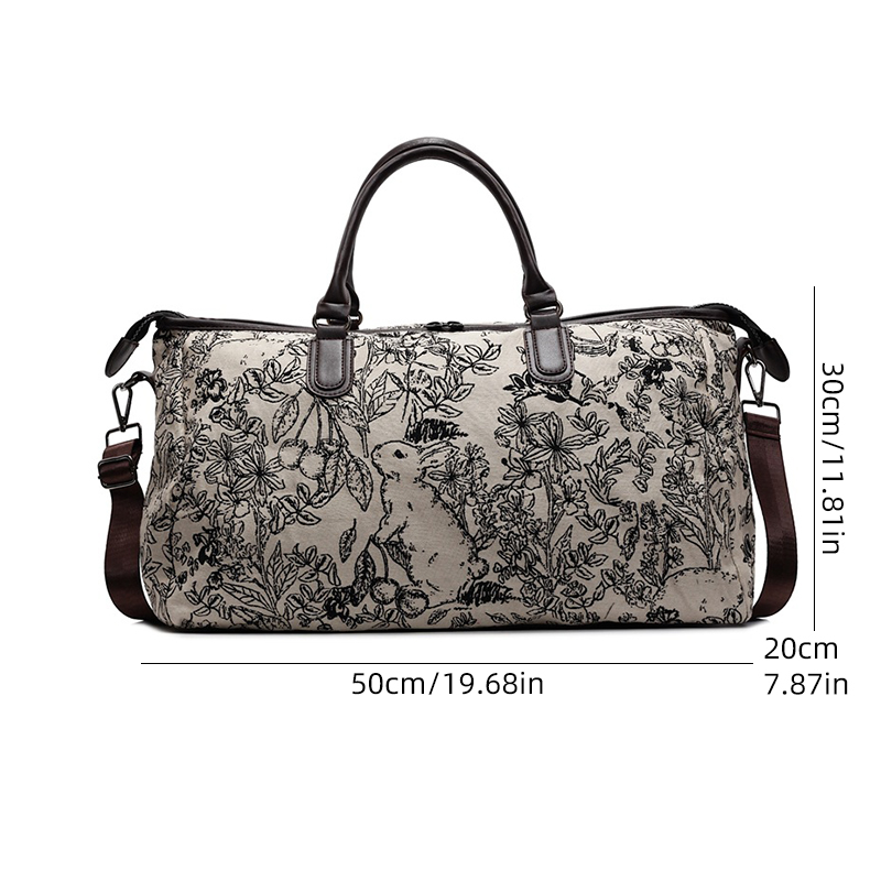 Causal Women Gym Fitness Print - Yoga Fitness Bag ulasan dan harga