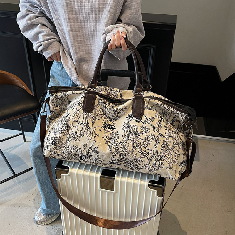 Causal Women Gym Fitness Print - Yoga Fitness Bag ulasan dan harga