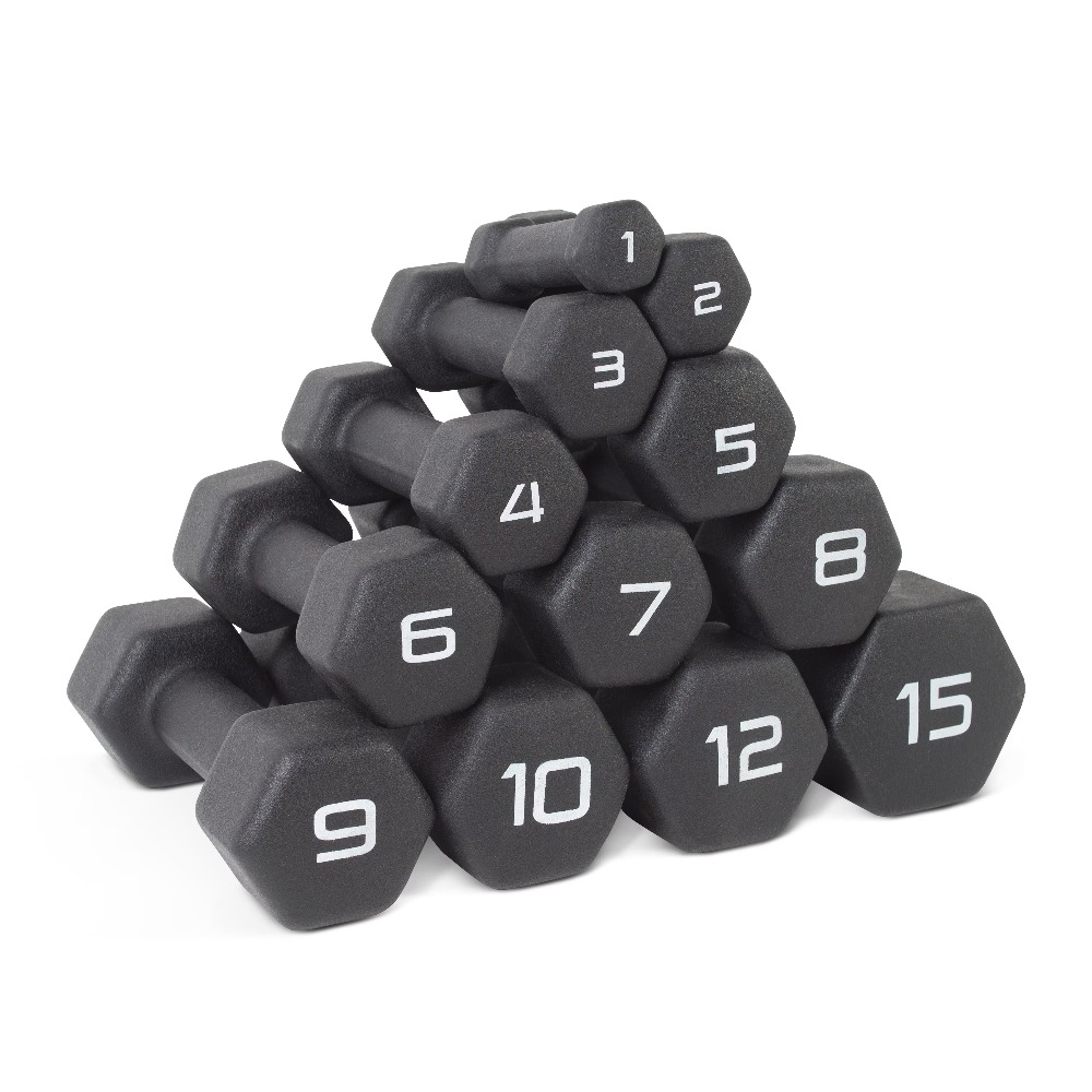 1lb Black Neoprene Dumbbell Pa - Fitness Yoga & Kickfit ulasan dan harga
