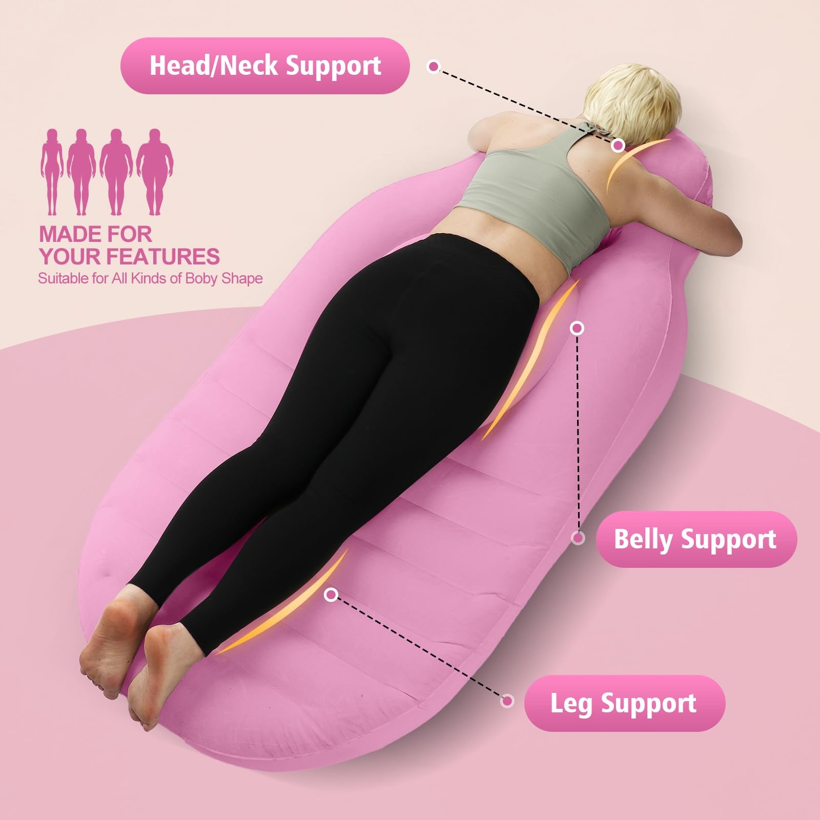 Flocked PVC O-type Yoga Mat Fo - Yoga Y Fitness ulasan dan harga