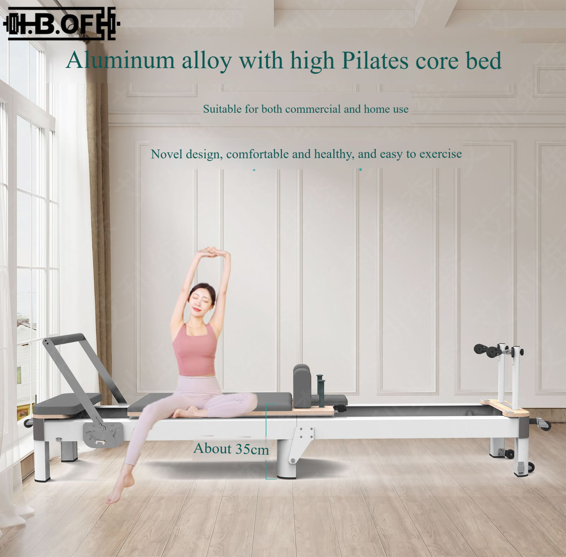Aluminum Alloy Heightened Fold - Yoga Fitness Studio ulasan dan harga