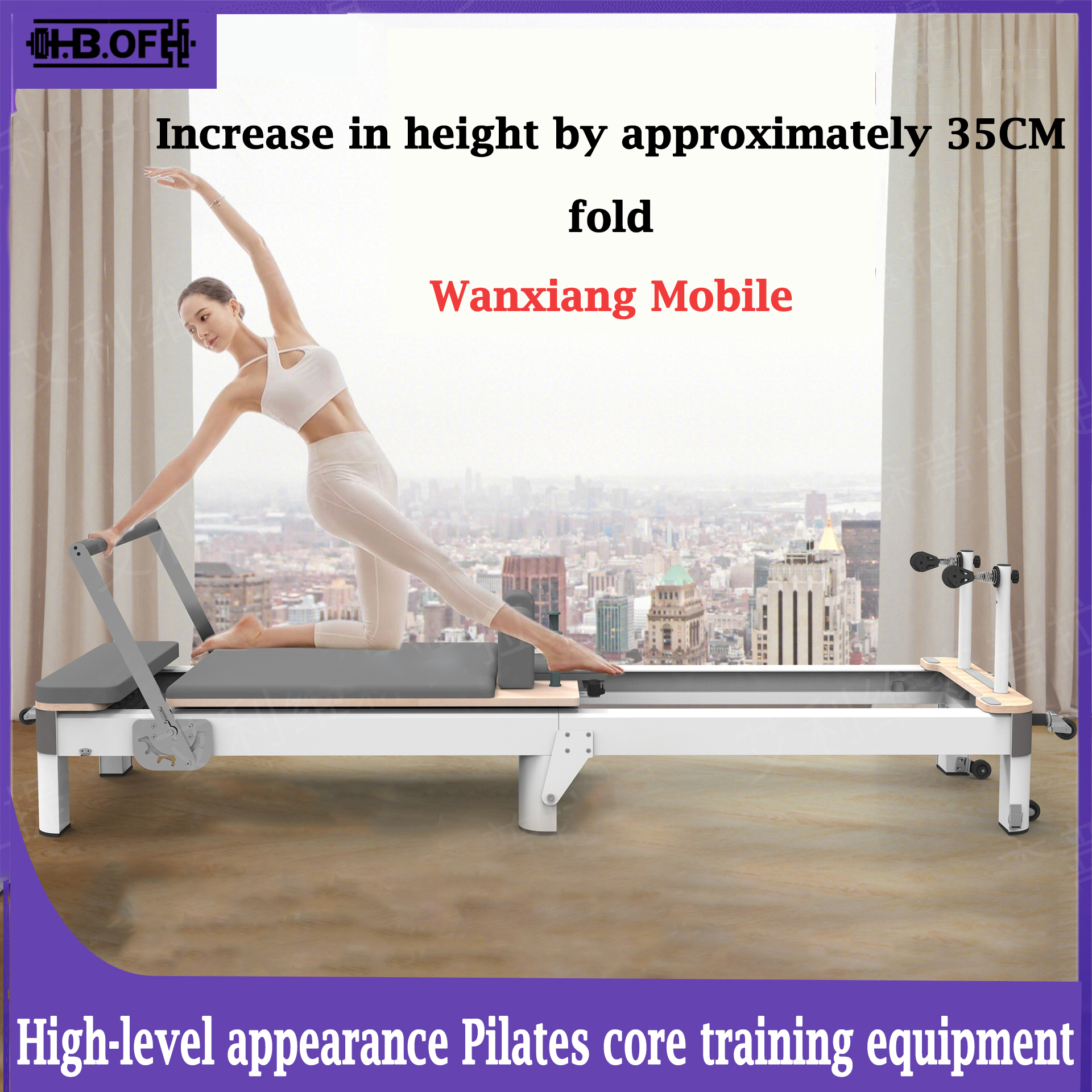 Aluminum Alloy Heightened Fold - Yoga Fitness Studio ulasan dan harga