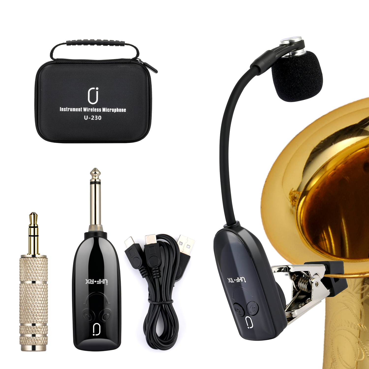 U-230 Wireless Microphone Head - Yoga Fitness Definition ulasan dan harga