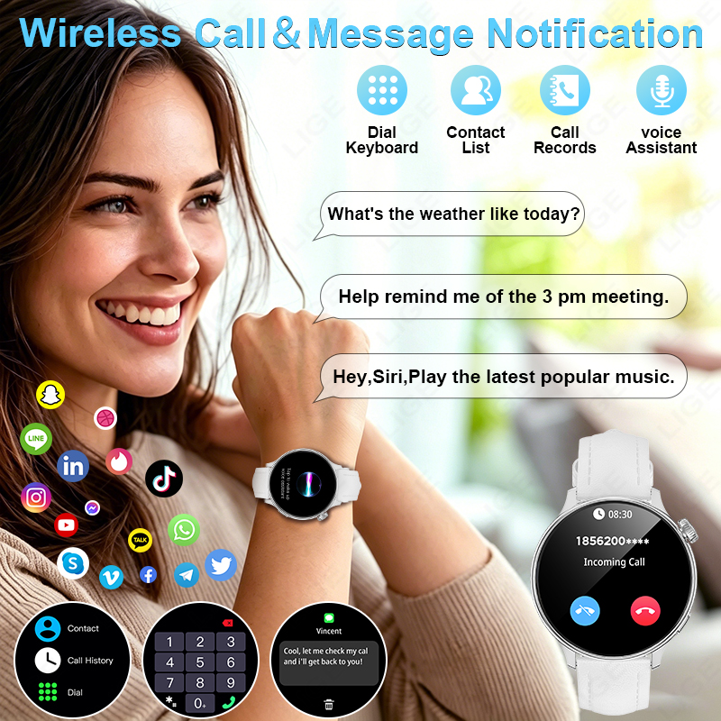 LIGE Sports Smart Watch for Wo - Oxygen Yoga & Fitness Yonge & Eglinton ulasan dan harga